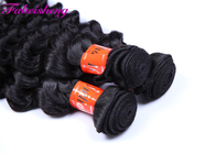 رنگ طبیعی Remy Virgin Indian Hair Bundles خام کامل کوتیکول کامل نشده