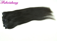 Clip 12 Inch در موهای مصنوعی انسان نرم و صاف طبیعی رنگ شیمیایی رایگان